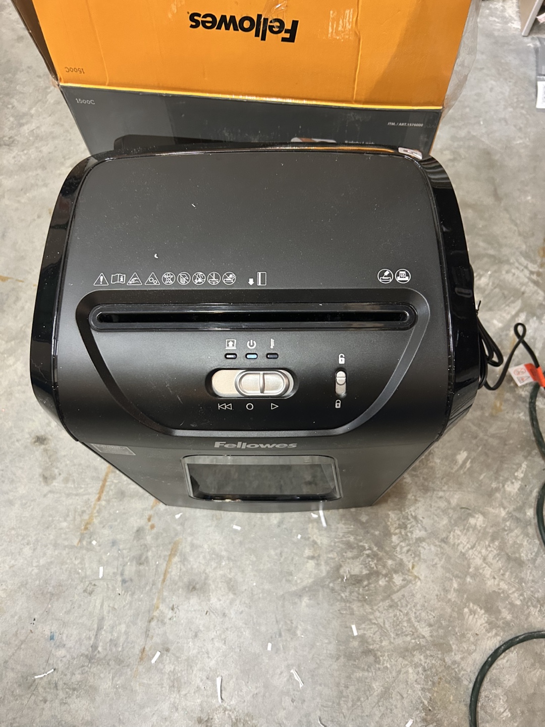 Fellowes Powershred 150C Cross-Cut Shredder - photo 4