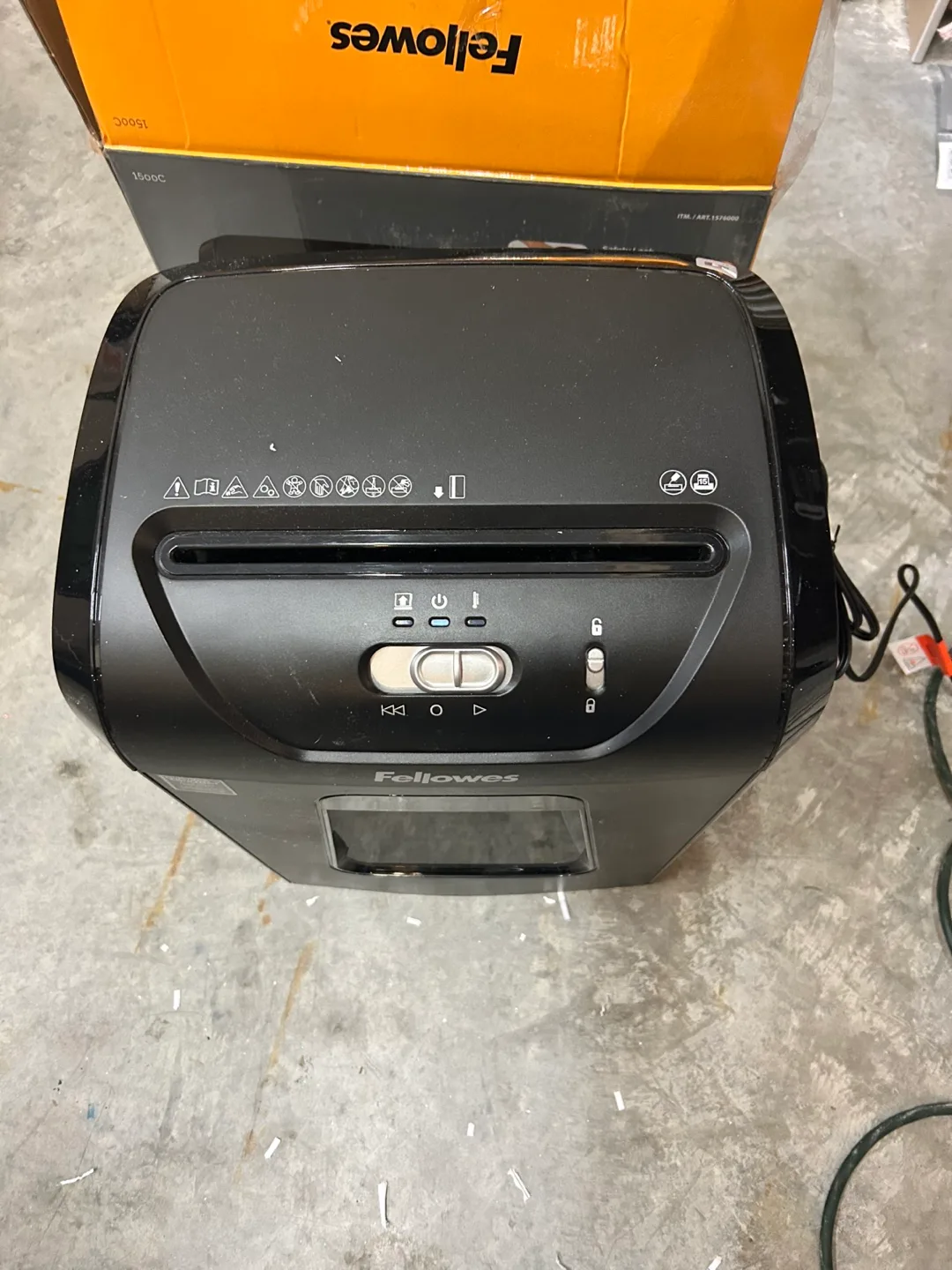 Fellowes Powershred 150C Cross-Cut Shredder image indicator(4)