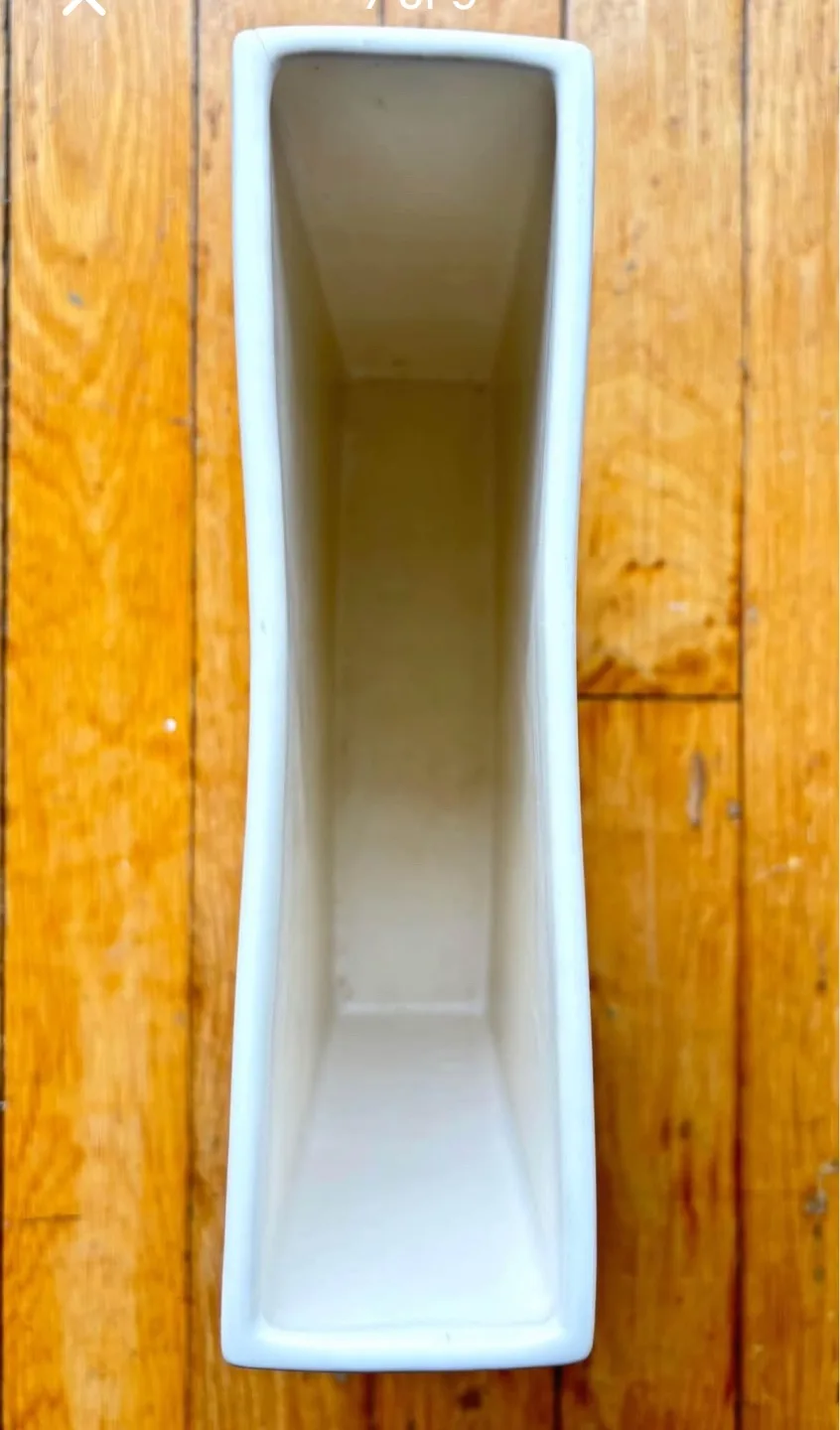 Vintage Jacques Molin Rectangular Vase, Like New image indicator(6)