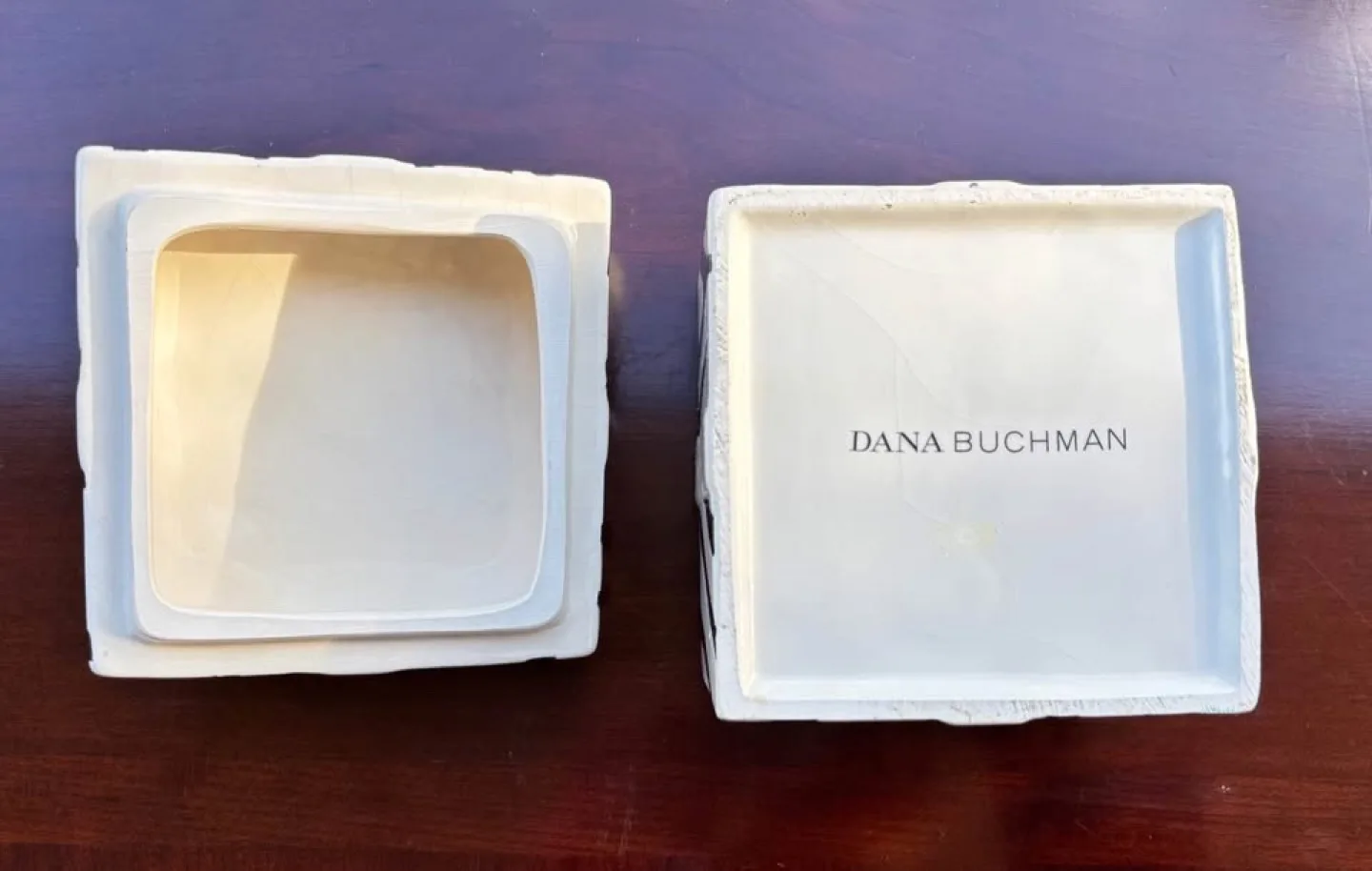 Vintage Dana Buchman Ceramic Decorative Gift Box Like New image indicator(8)