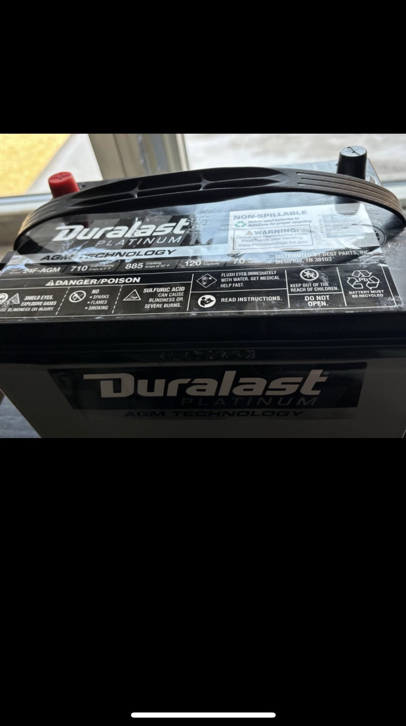 Duralast Platinum AGM Battery - photo 2