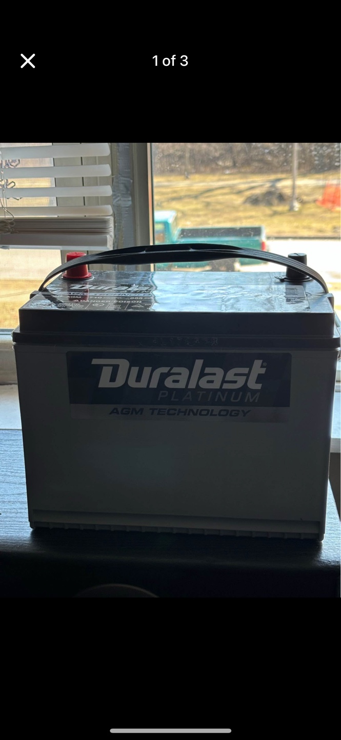 Duralast Platinum AGM Battery