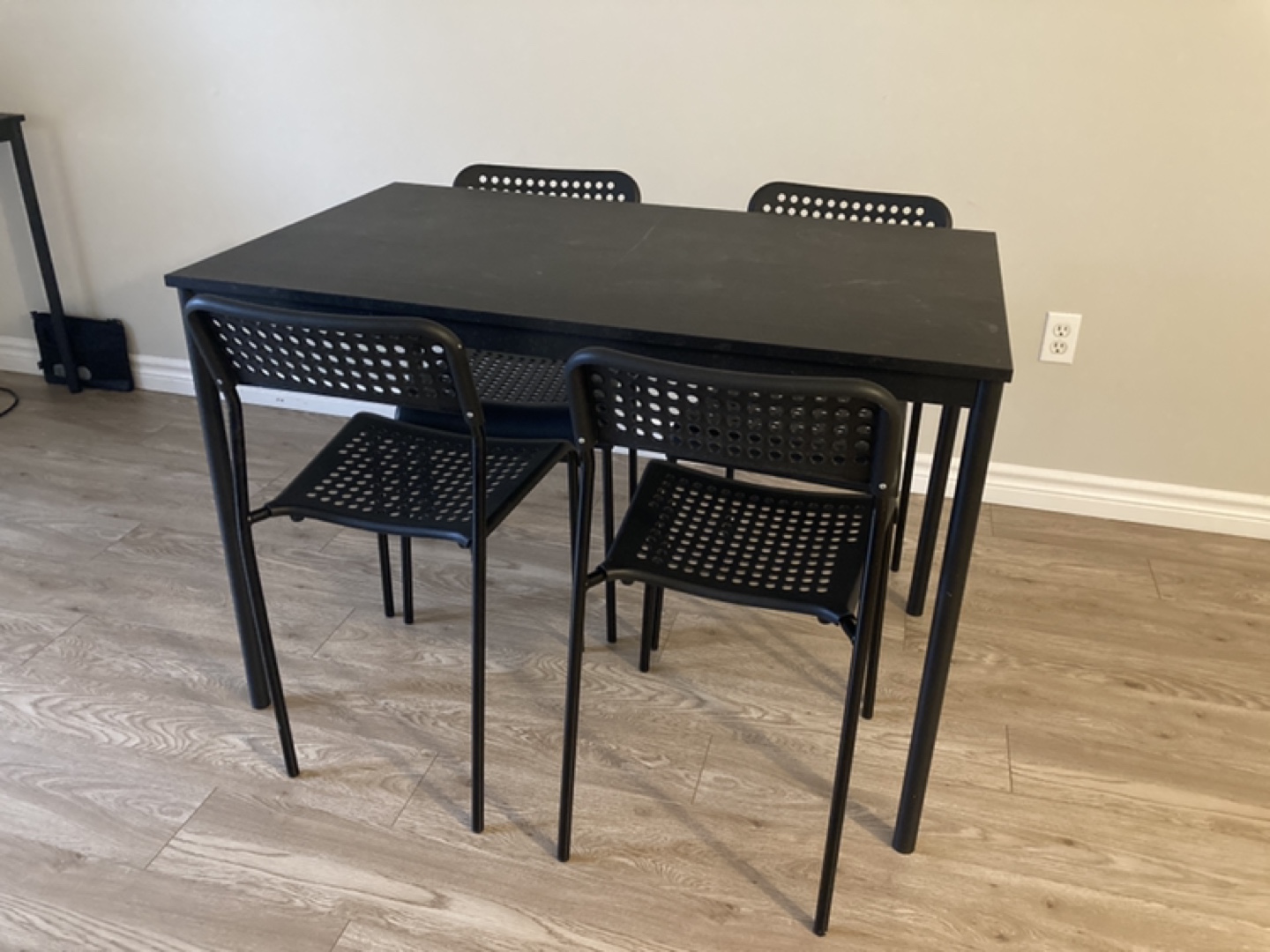IKEA dining 2 tables and 4 chairs
