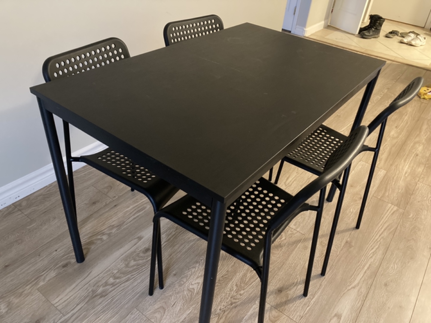 IKEA dining 2 tables and 4 chairs - photo 2