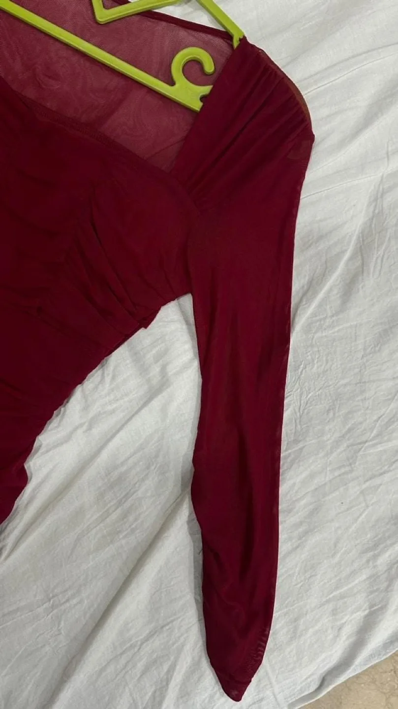 Red wine Dress image indicator(2)