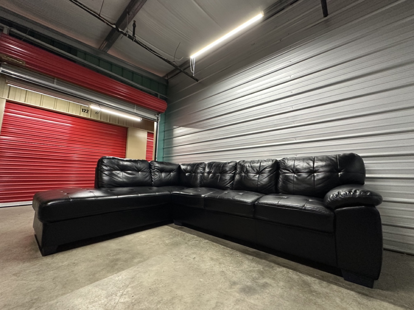 Luxury Leather Sectional Sofa (FREE DELIVERY) - photo 5