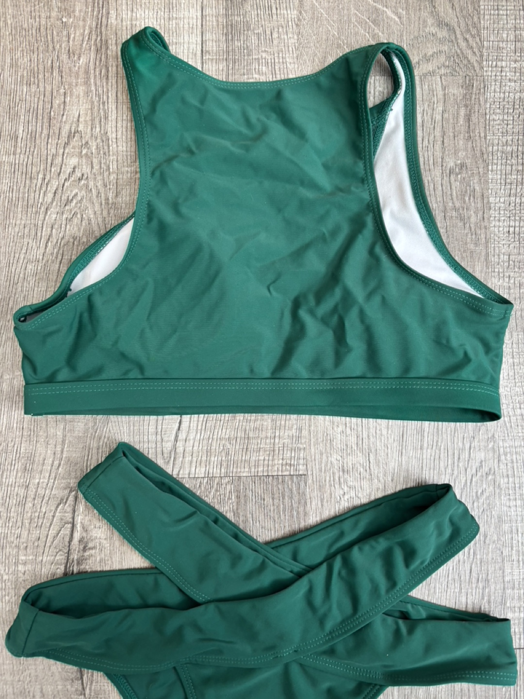 Gorgeous Emerald Green High-Neck pôle dancing Set - photo 2