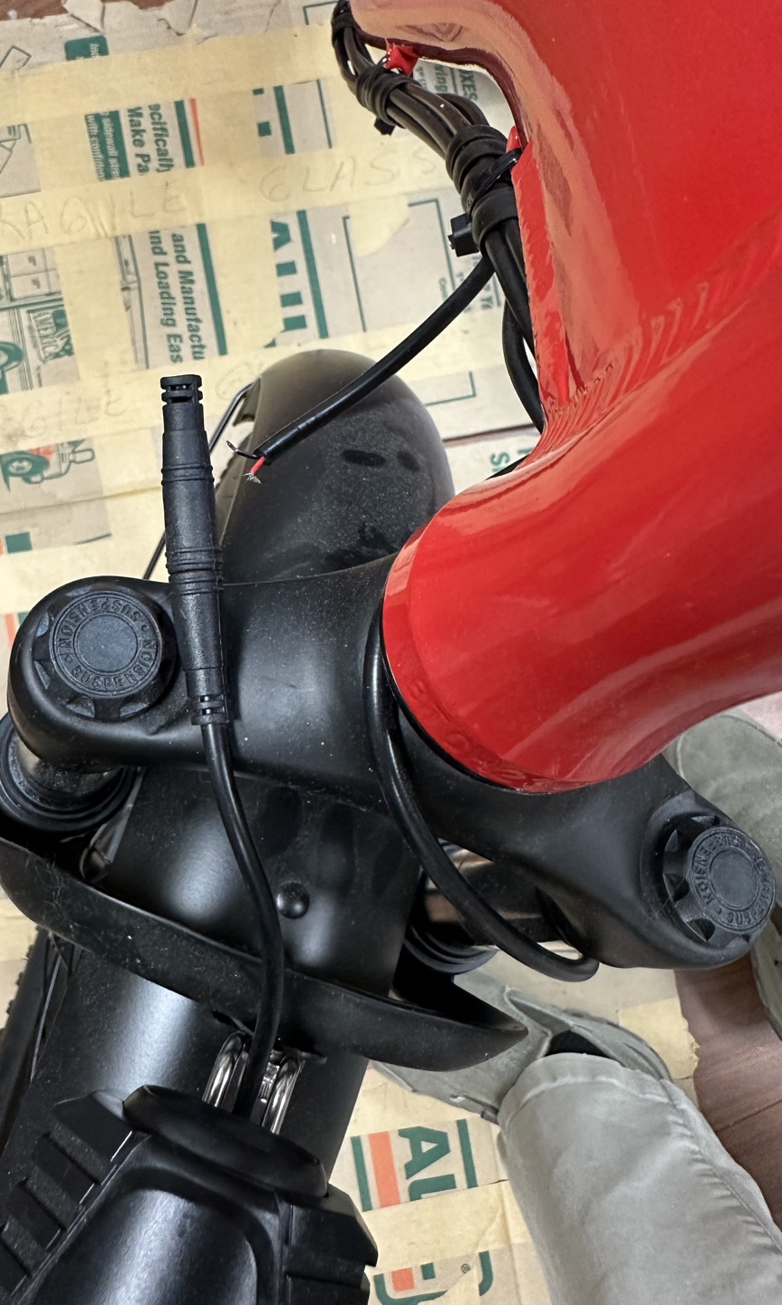 Hitway Red Electric Folding Bike