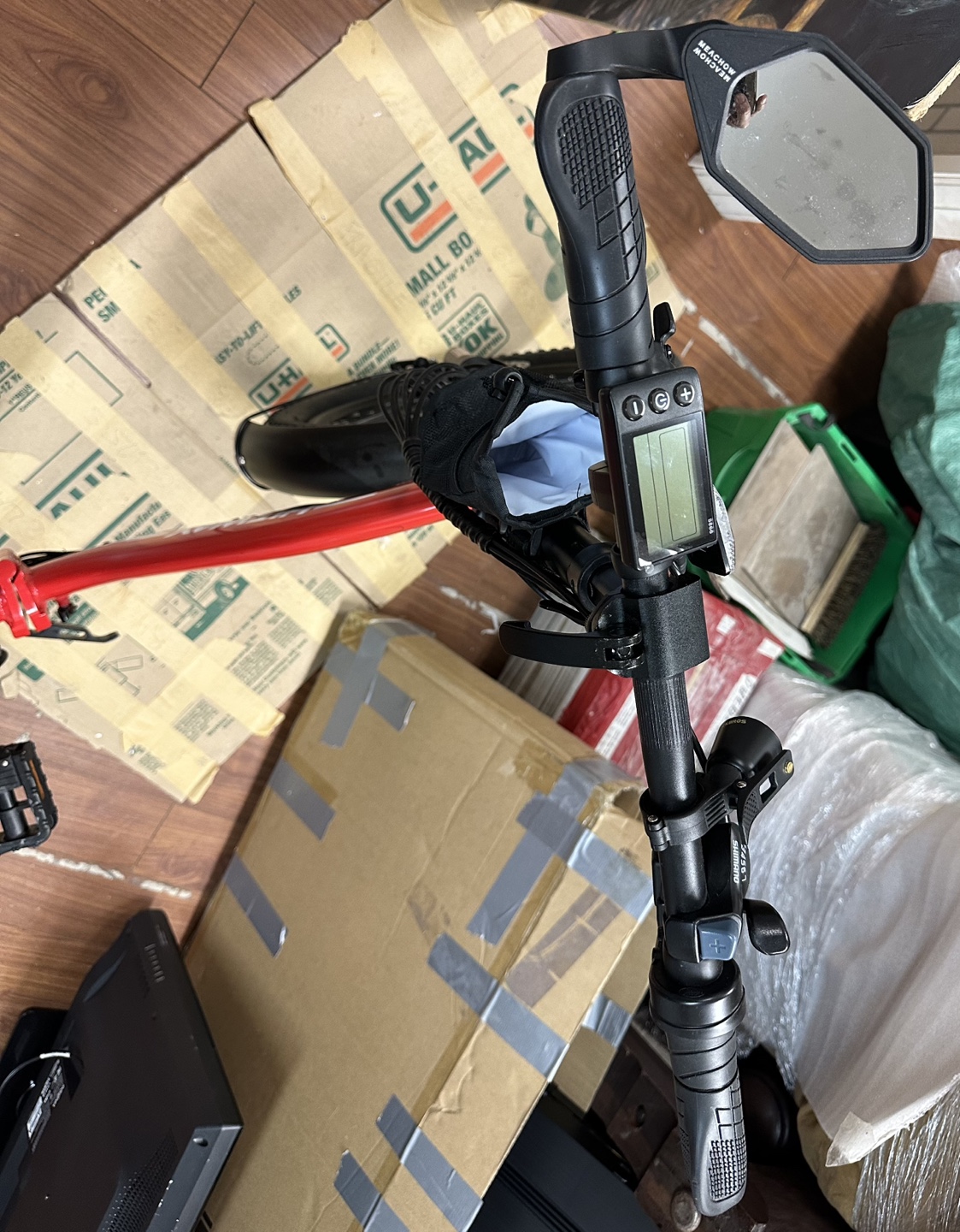 Hitway Red Electric Folding Bike - photo 5