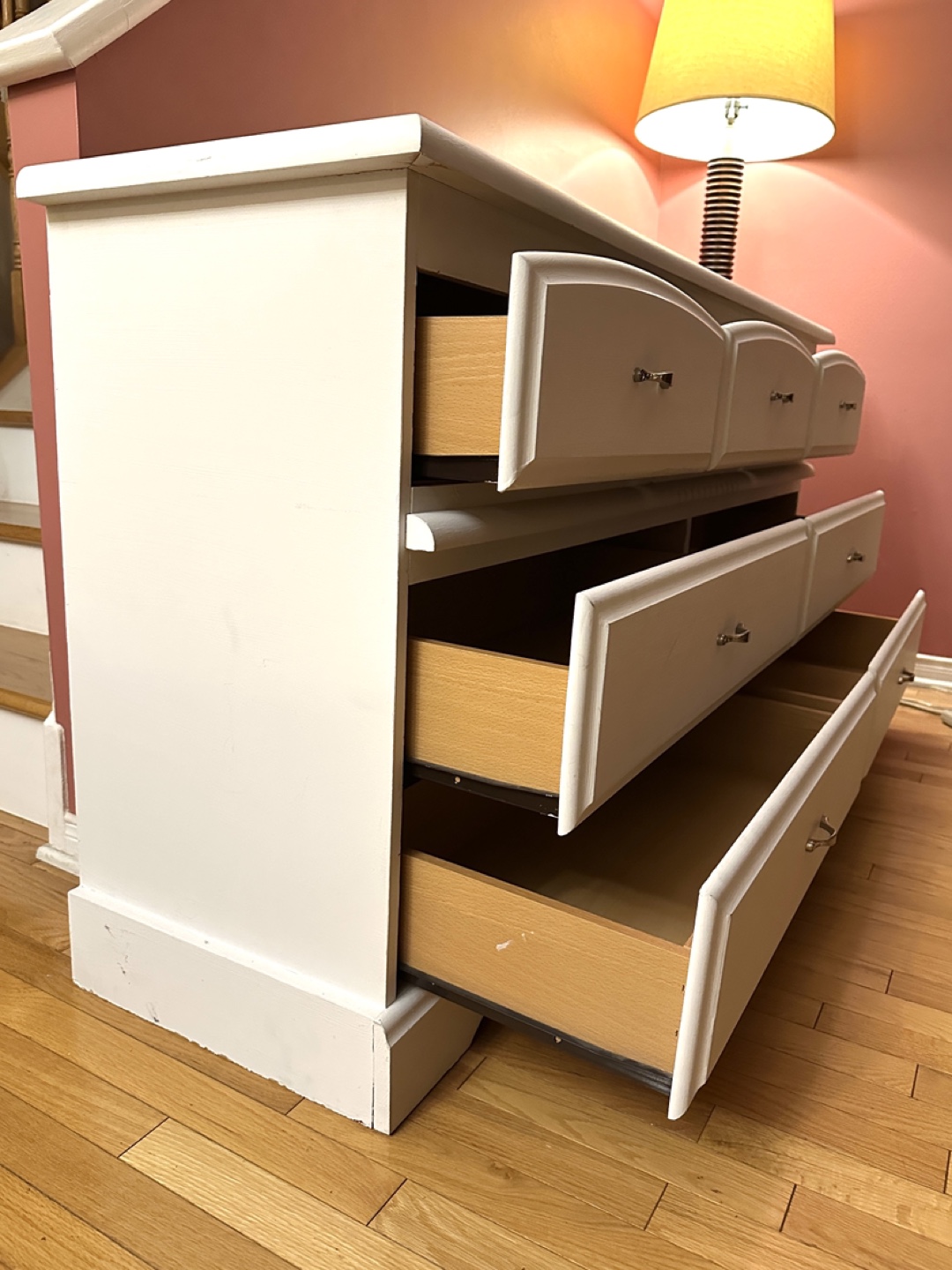 Beautiful White Solid Wood Dresser (CAN DELIVER) - photo 3