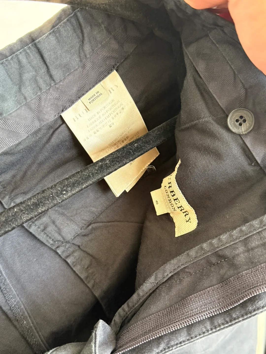 BURBERRY Men’s Pants Dark/Blue image indicator(6)