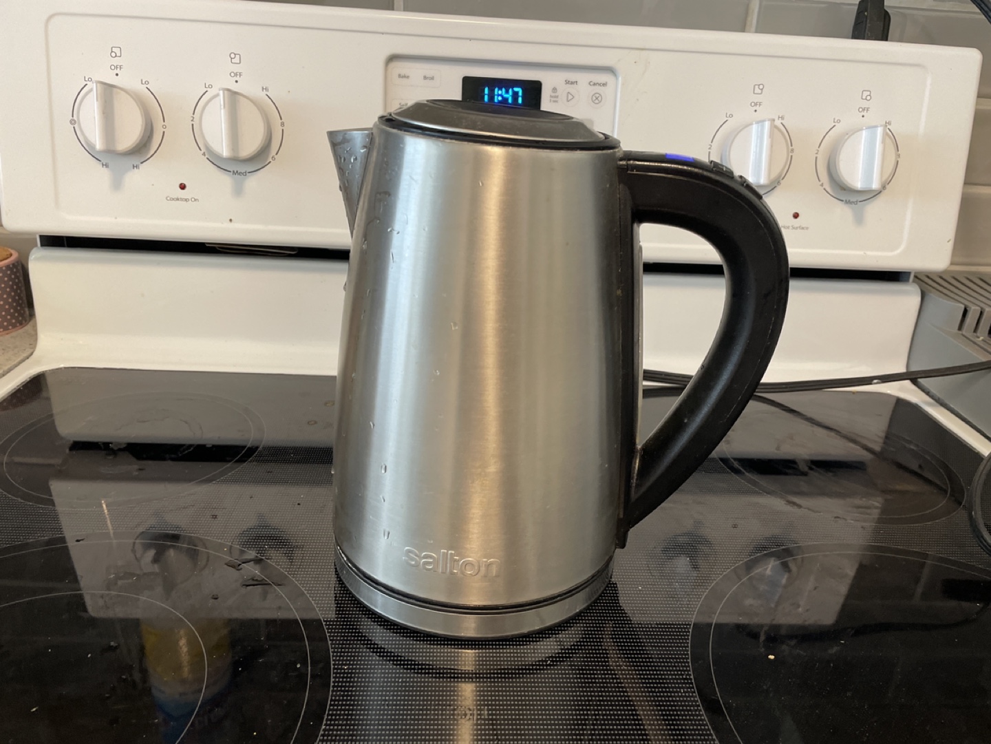Salton Variable Temperature Electric Kettle - 1.7L - Silver - photo 3