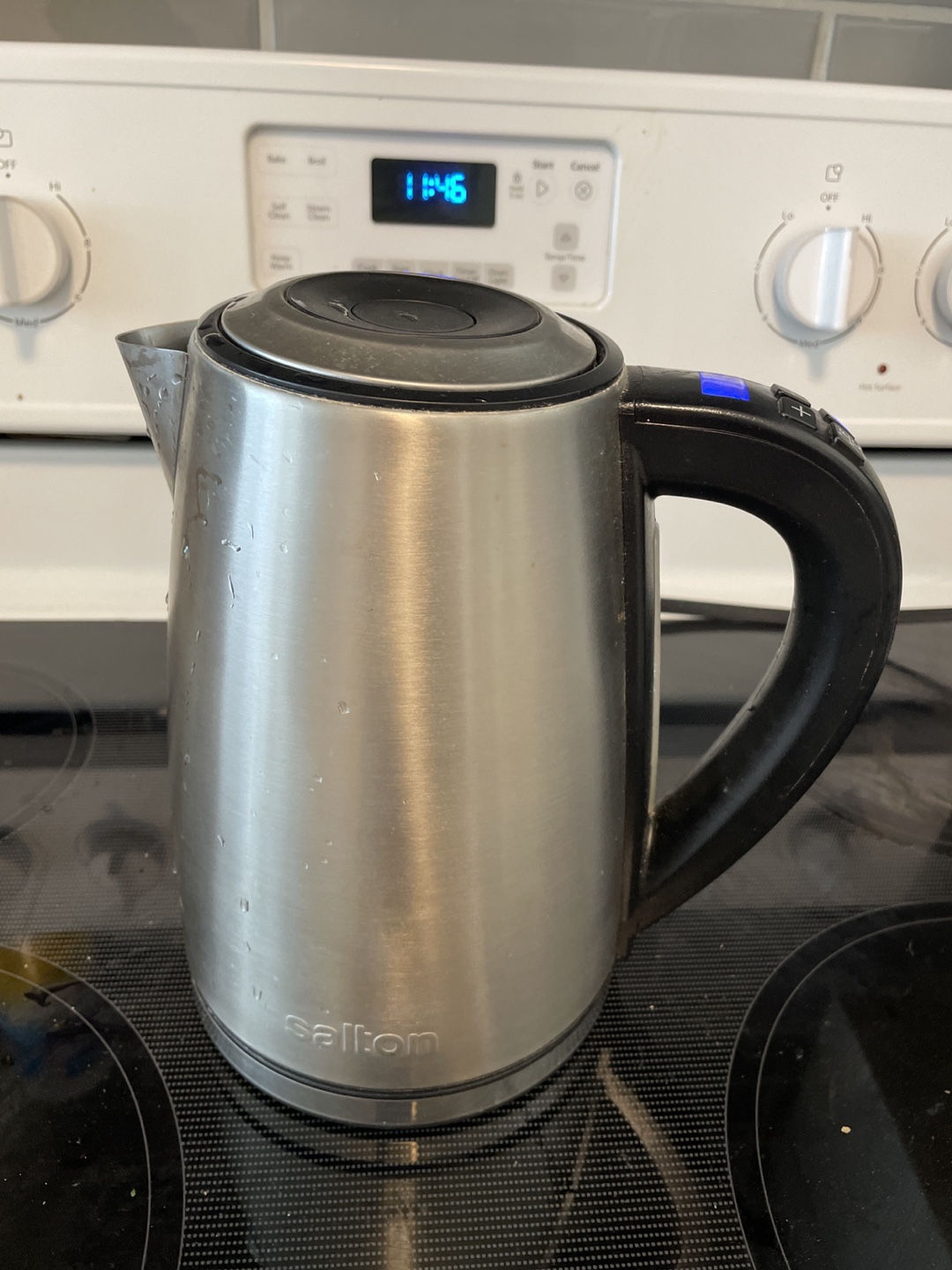 Salton Variable Temperature Electric Kettle - 1.7L - Silver