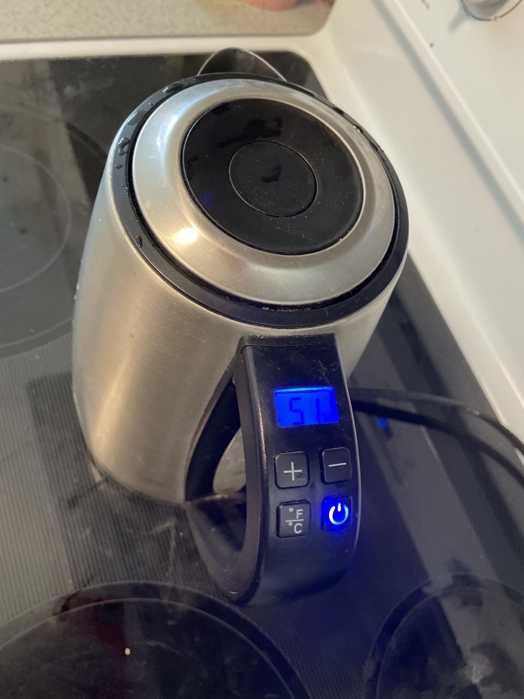 Salton Variable Temperature Electric Kettle - 1.7L - Silver - photo 2
