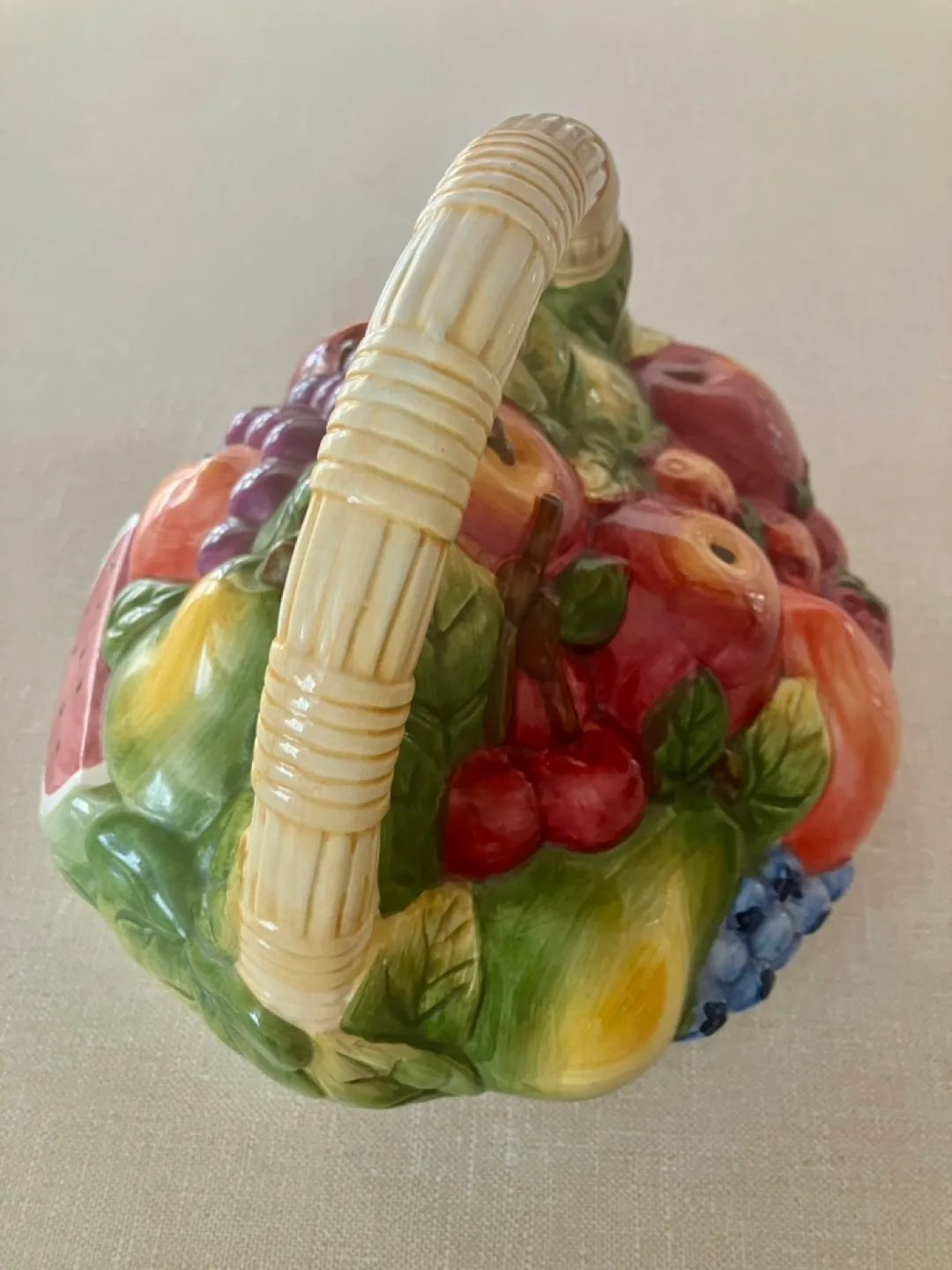 Vintage Fruit Basket Cookie Jar image indicator(6)