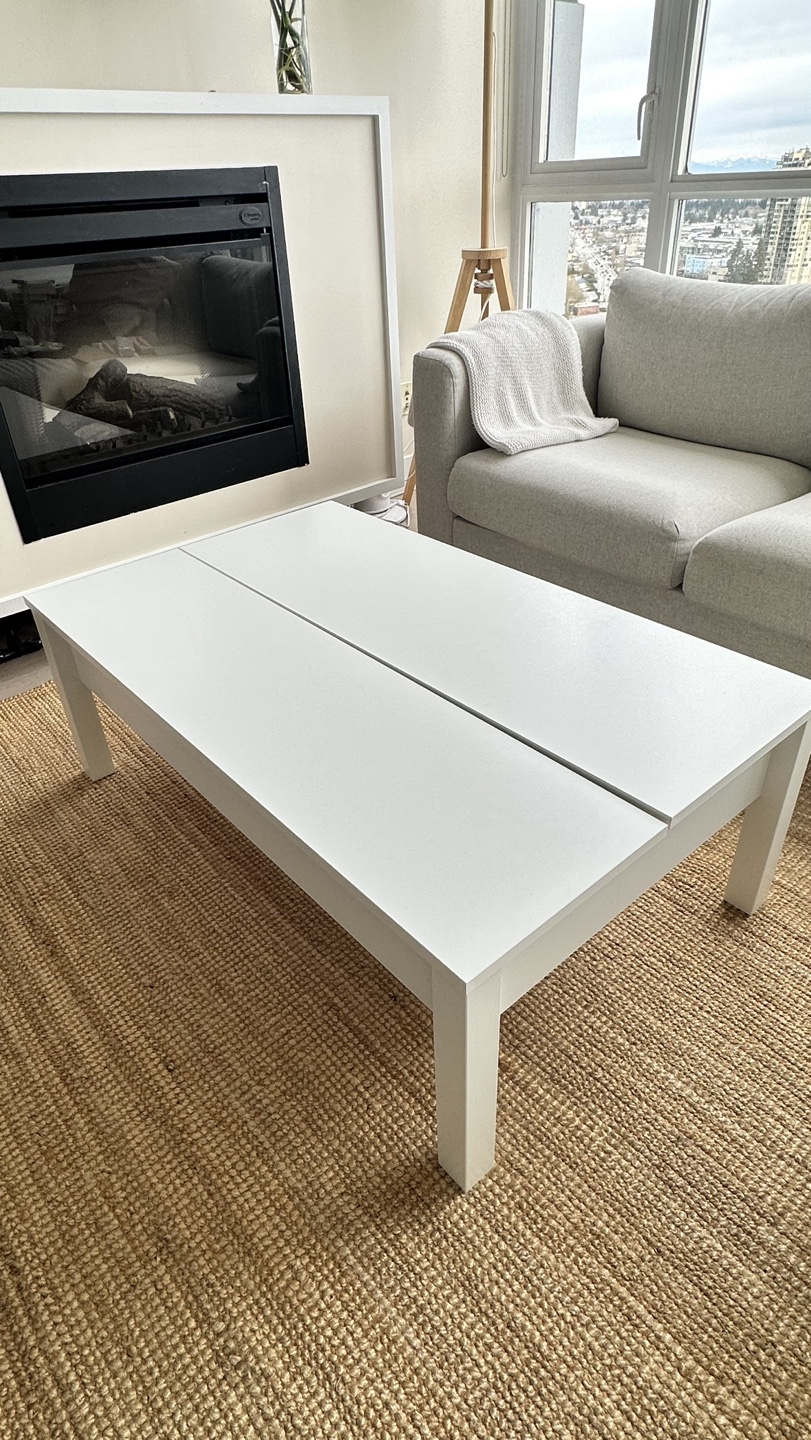 IKEA TRULLSTORP Lift-Top Coffee Table - White - photo 3