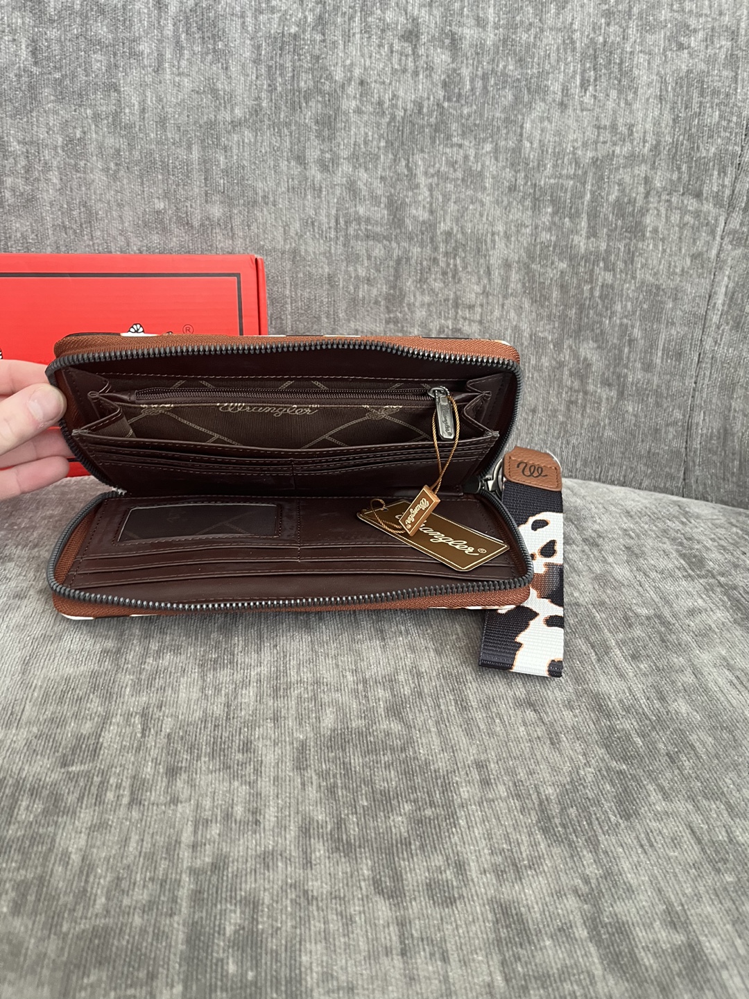 Wrangler Cow Print Wallet - photo 3