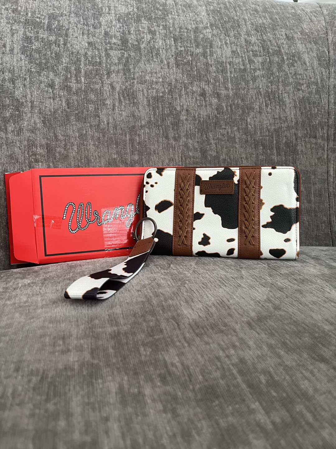 Wrangler Cow Print Wallet