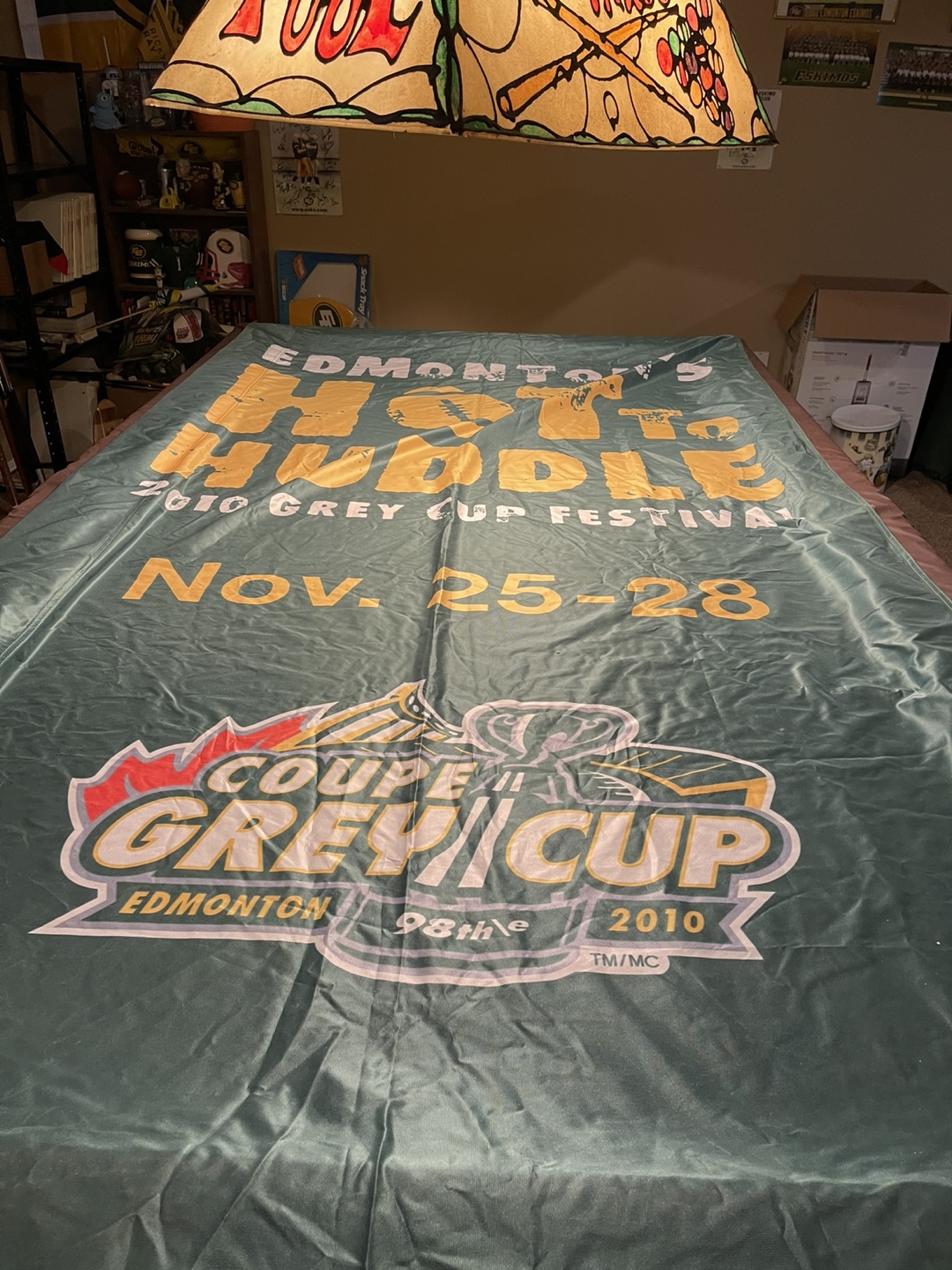 2010 Grey Cup Festival Edmonton's Huddle Banner