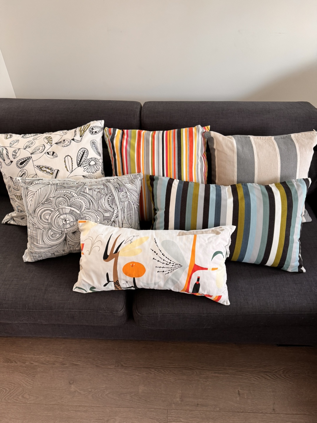 Six Decorative Throw Pillows from IKEA