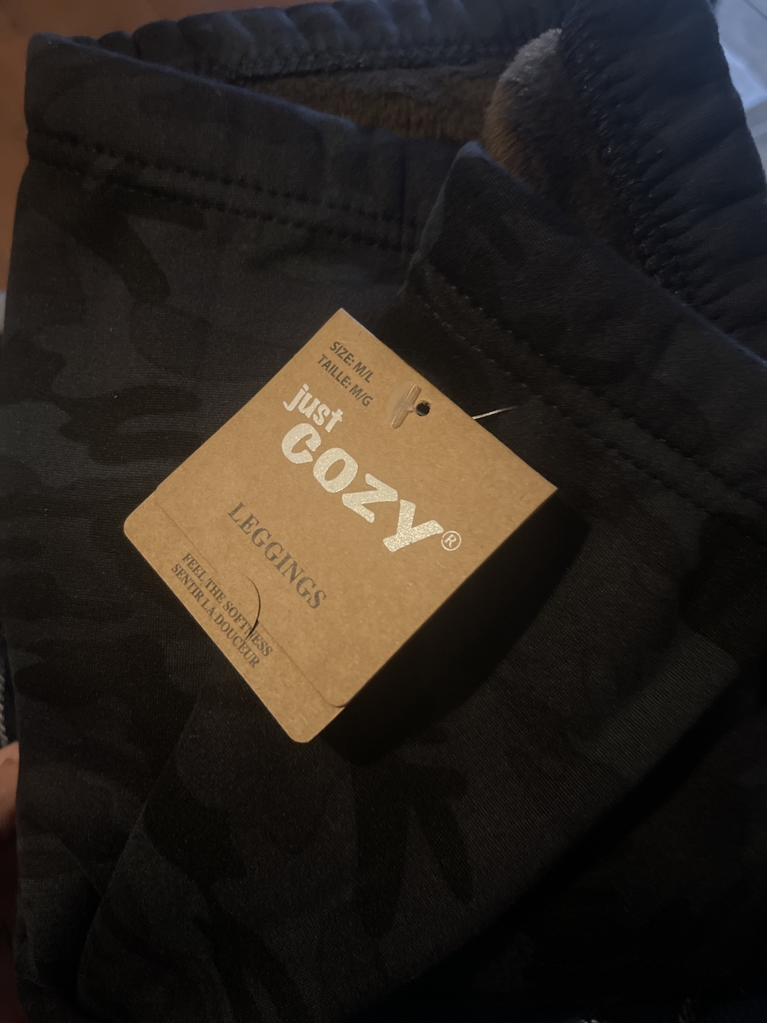 Just Cozy Fleece-Lined Leggings - Size M/L - Three Styles - photo 2