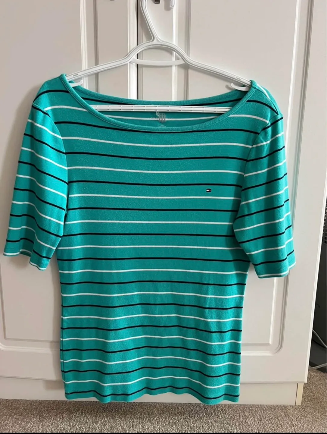 Tommy Hilfiger Women's Striped Tshirts image indicator(3)
