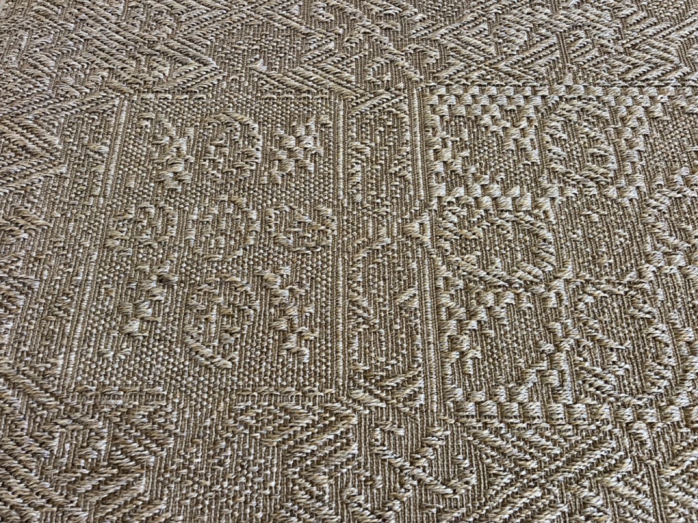 SISAL INDOOR/OUTDOOR AREA RUG 3’ X 5’, ZEKE WHEATBERRY - photo 3