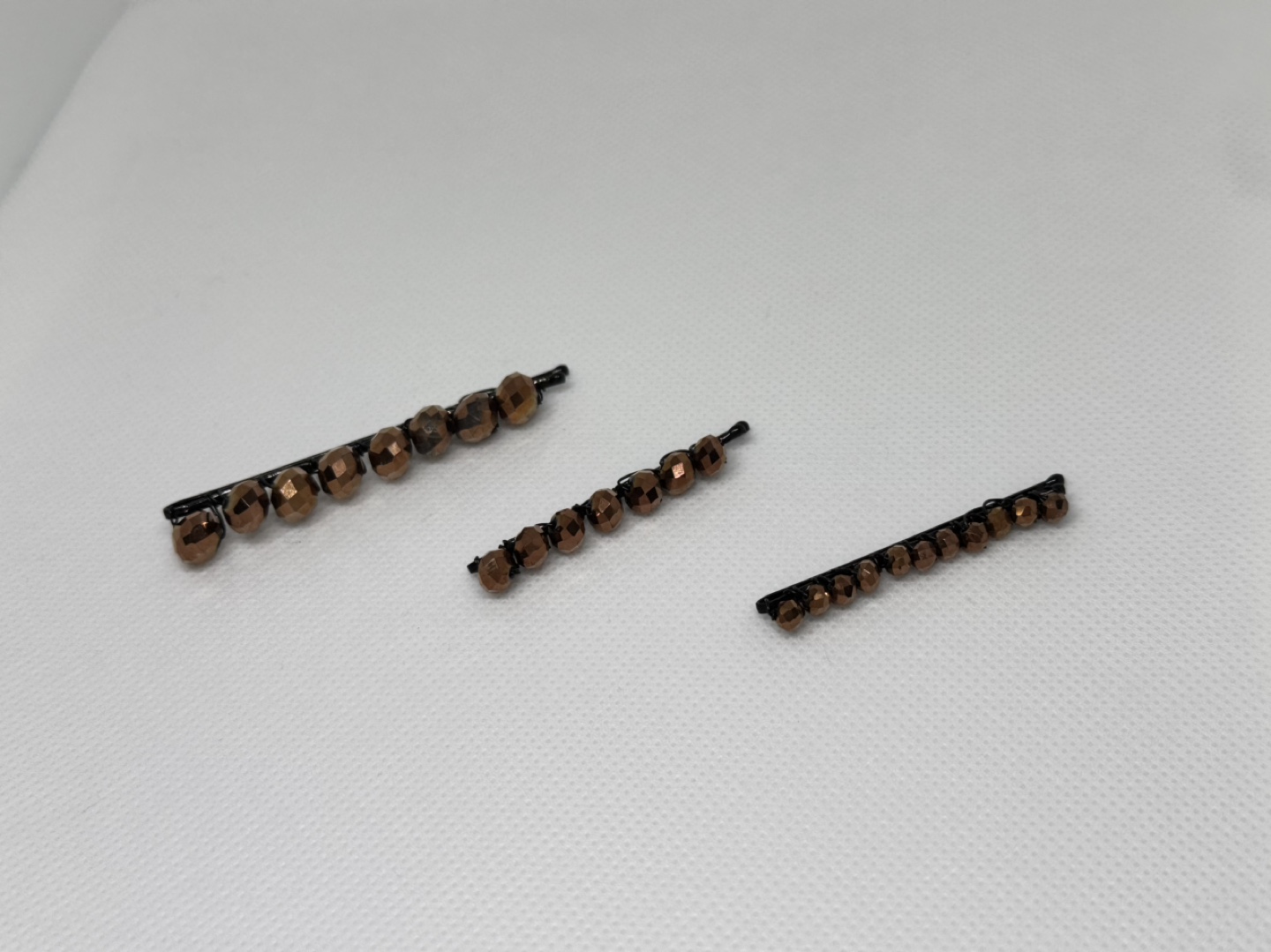 Handmade Assorted Beaded Hair Clips - photo 2