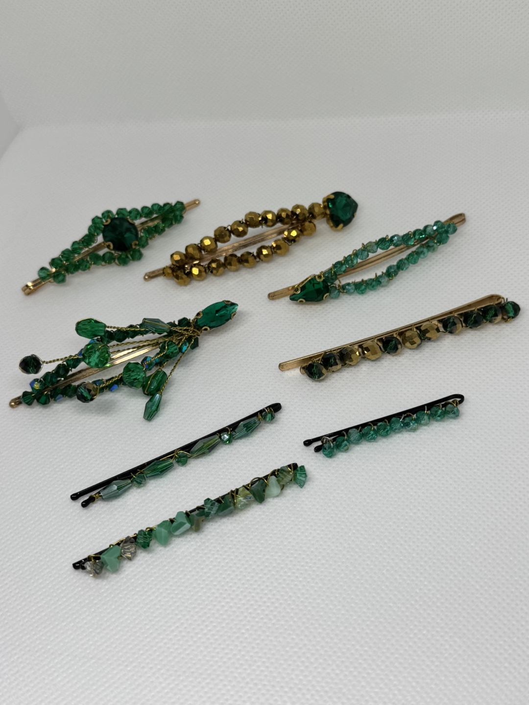 Handmade Assorted Beaded Hair Clips