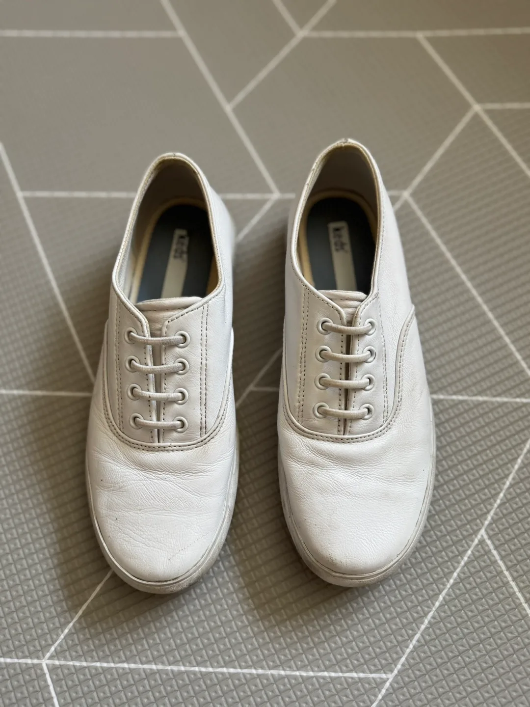 Keds Women's White Leather Sneakers image indicator(2)