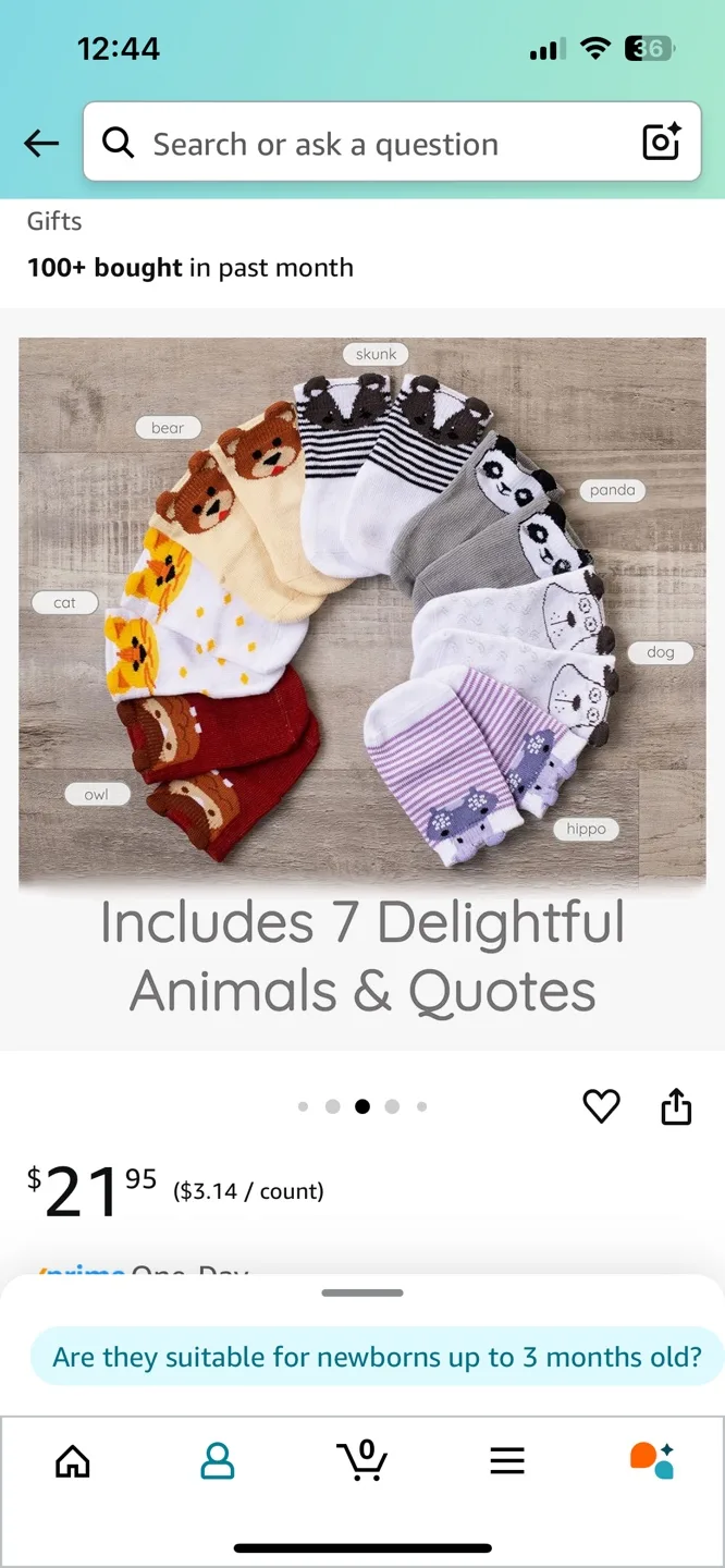 7 Pairs of Baby Socks - Ziri & Zane image indicator(2)