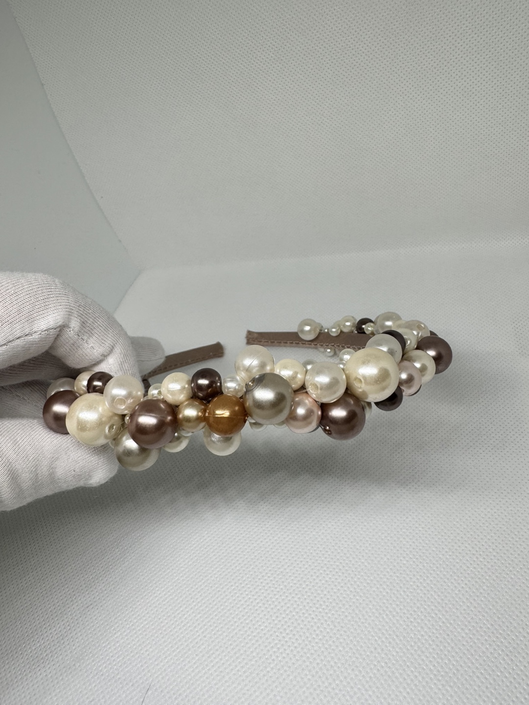 Pearl headband Handmade