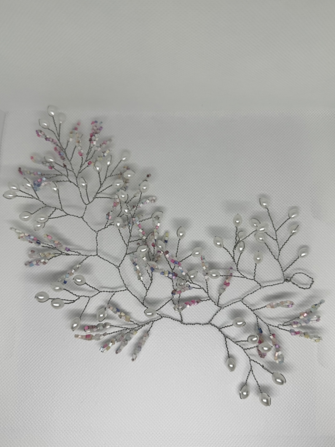 Delicate Beaded Hair Vine Handmade