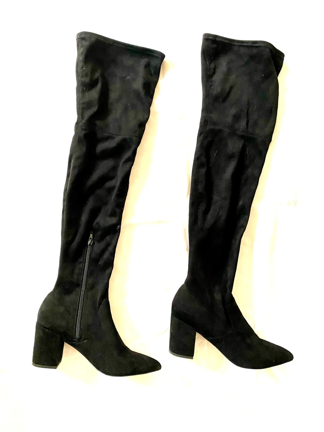 Call It Spring black over-the-knee boots Size 8.5 image indicator(2)