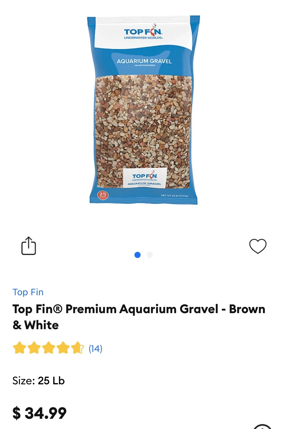 Aquarium Gravel 34lbs [FIRST COME, FIRST SERVE!] image indicator(2)