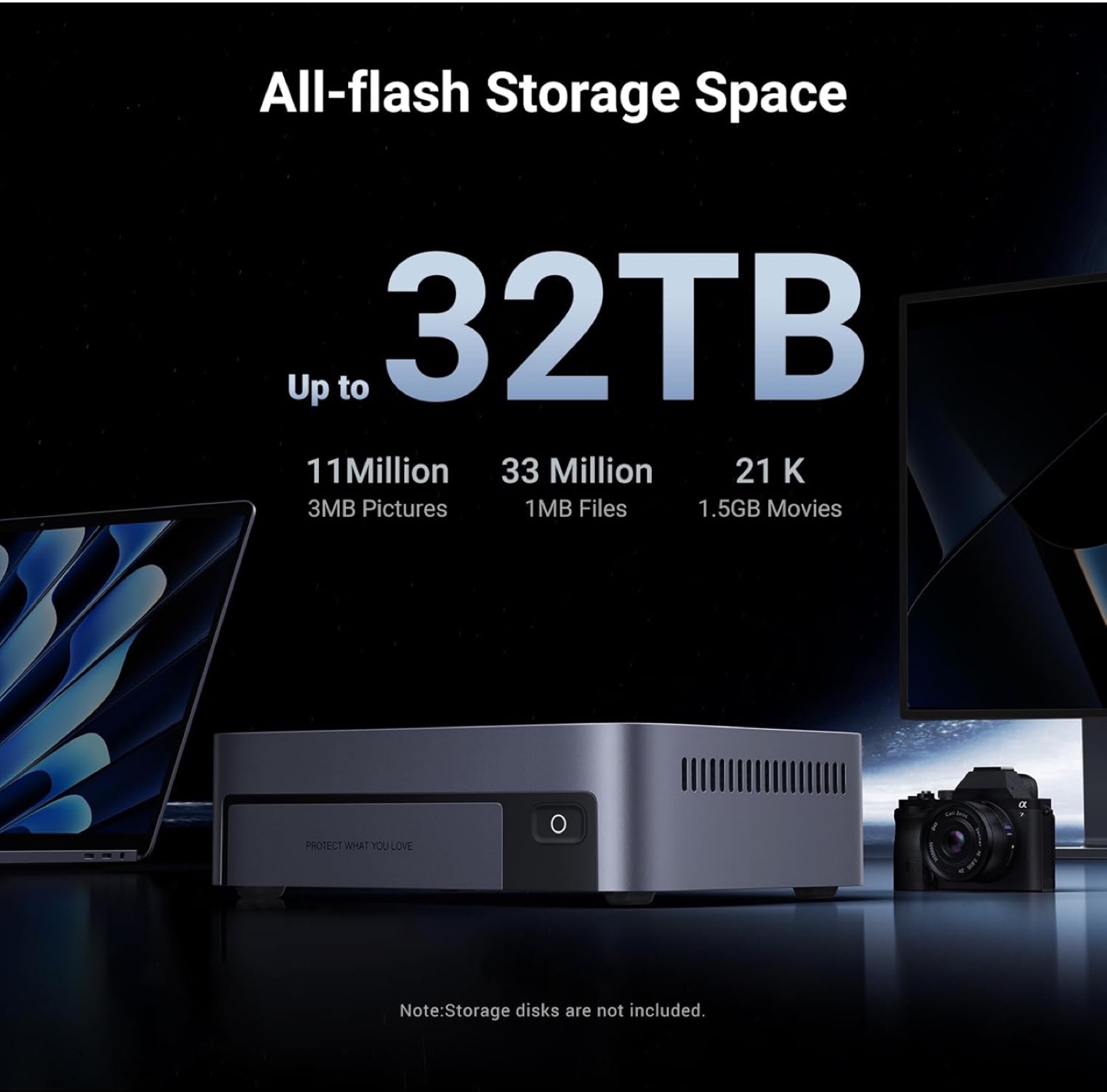 UGREEN NASync DXP480T Plus, All-Flash Thunderbolt 4 NAS Intel® - photo 4