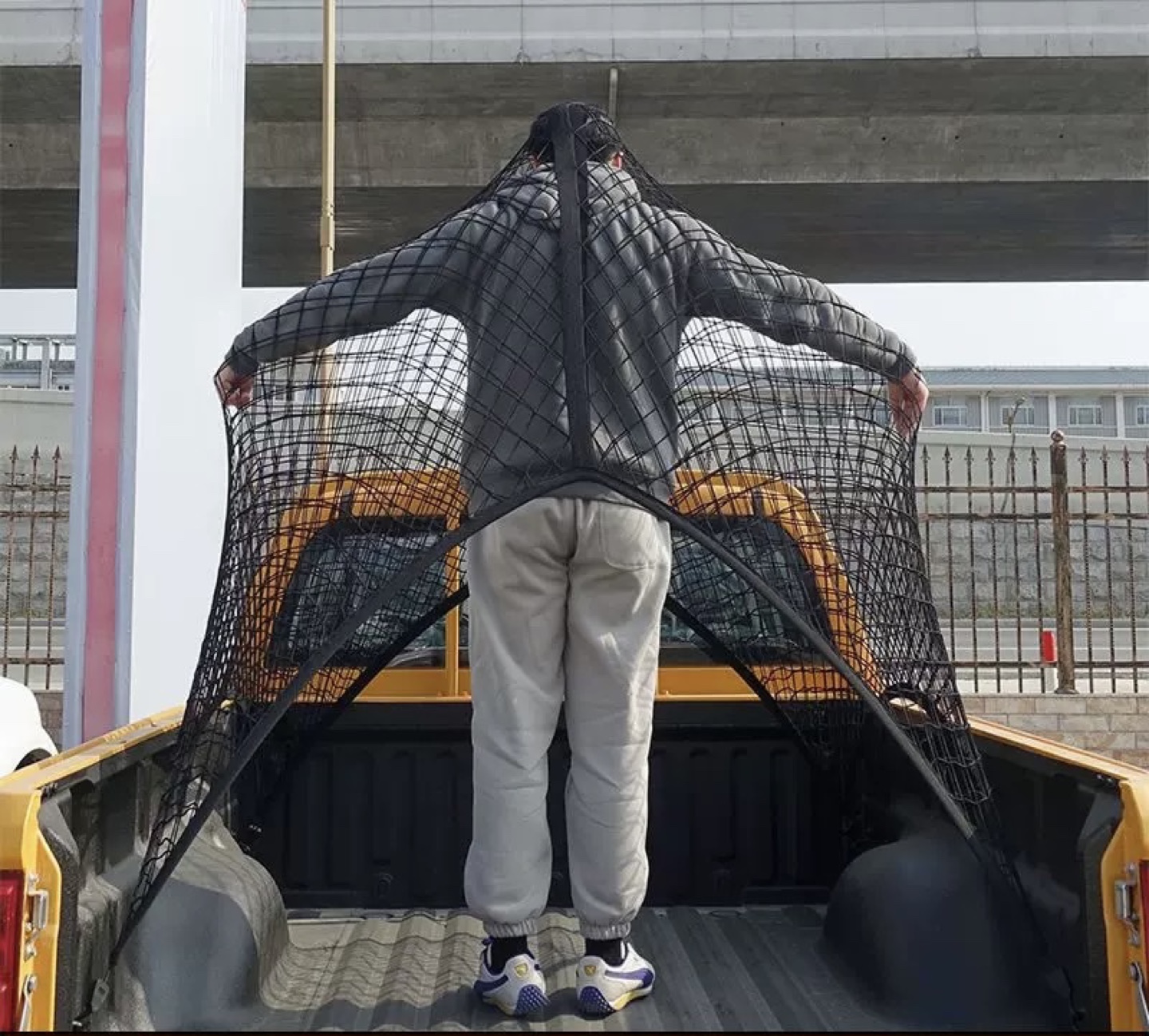 Heavy-Duty Truck Cargo Net