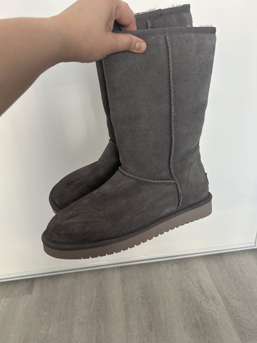 UGG Classic II Tall Boots - Size 7 - Dark Grey