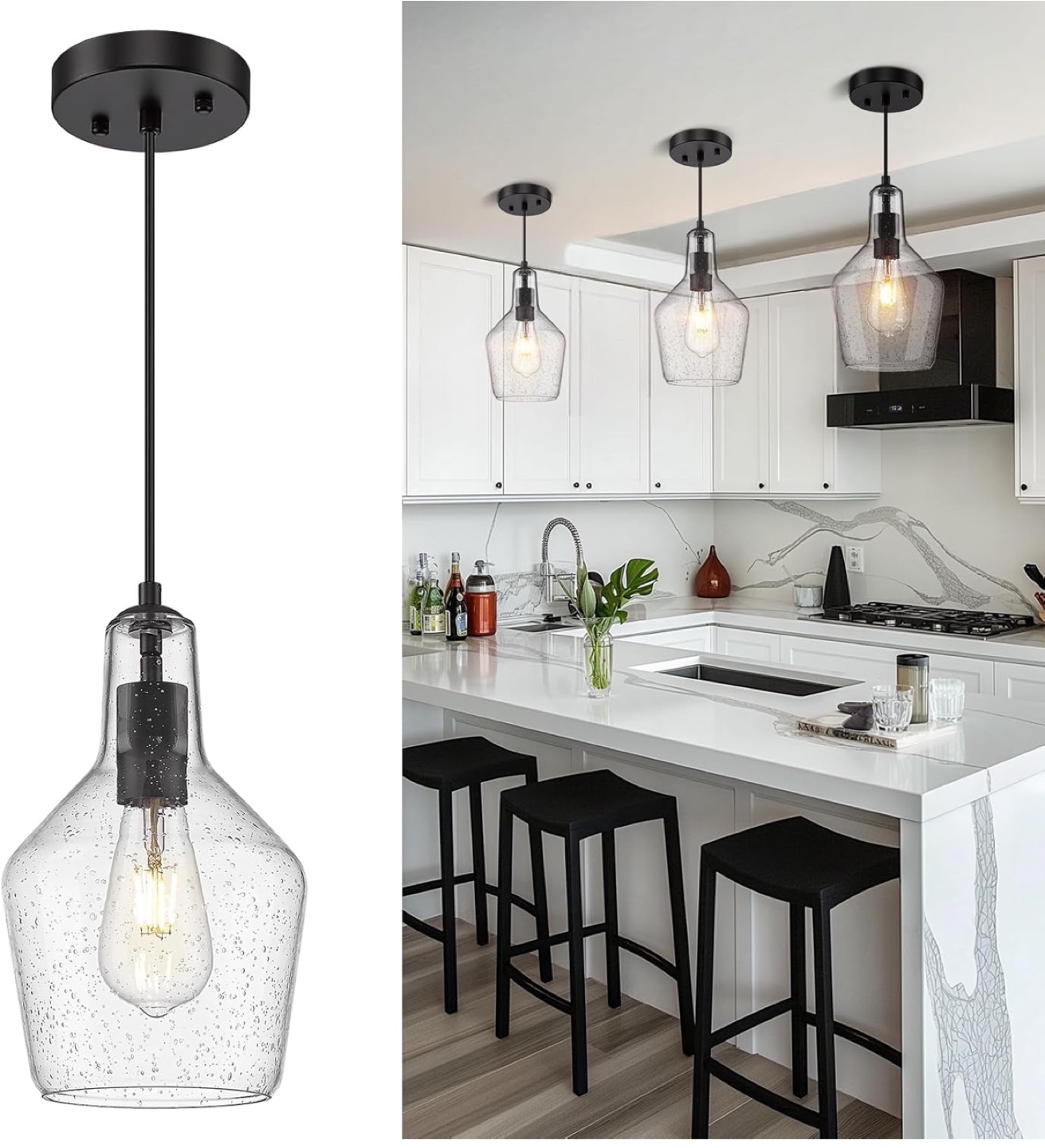 Hanging pendant light