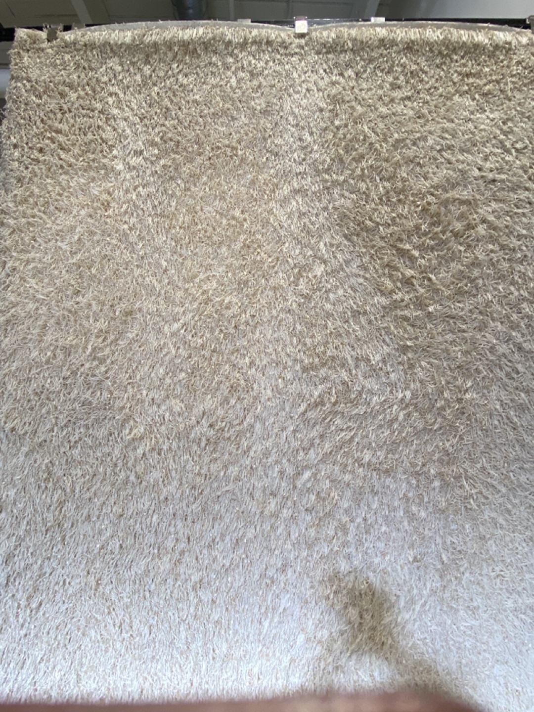 Off-White Shag Rug