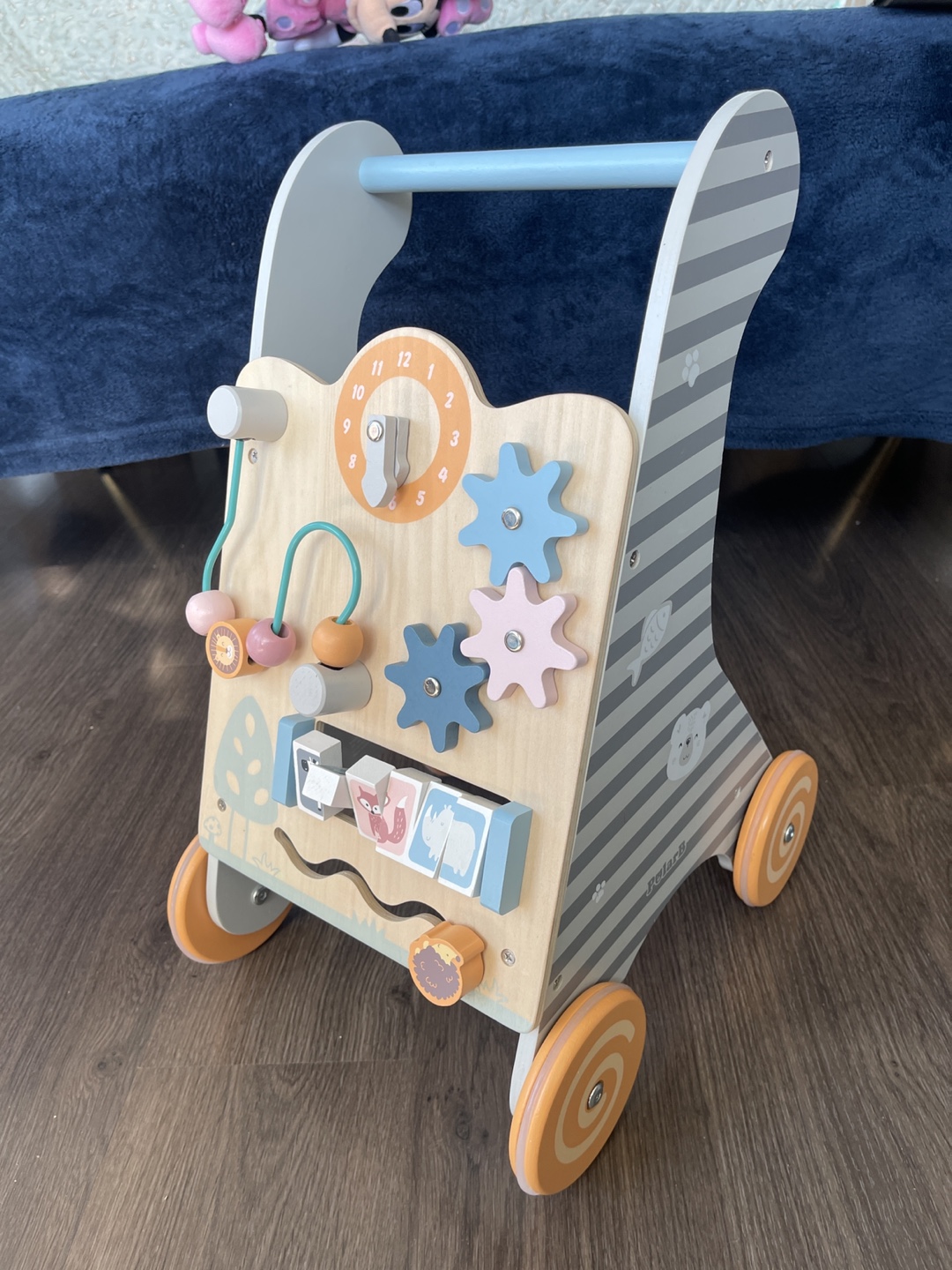 Wooden Baby Walker with Activity Centre - photo 2