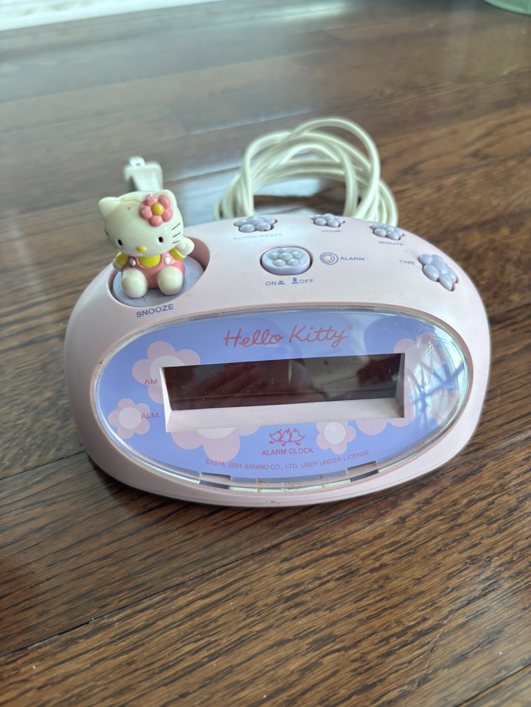 Vintage Hello Kitty Alarm Clock