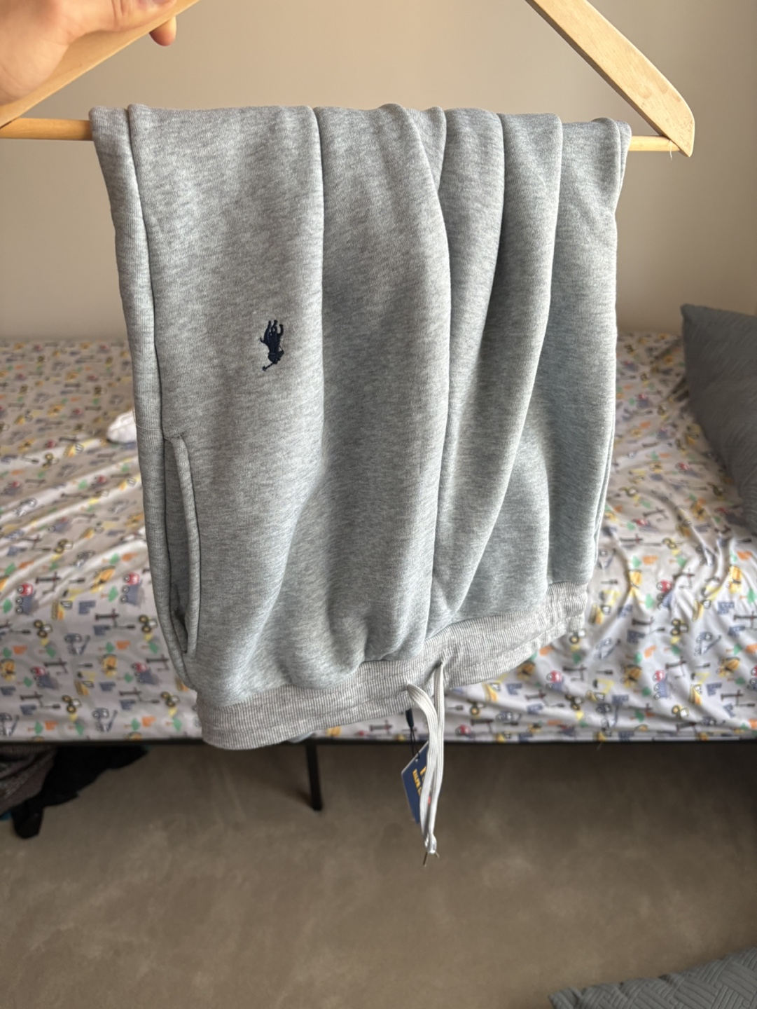 Men's Polo Ralph Lauren Grey Zip-Up Hoodie and Joggers - photo 3