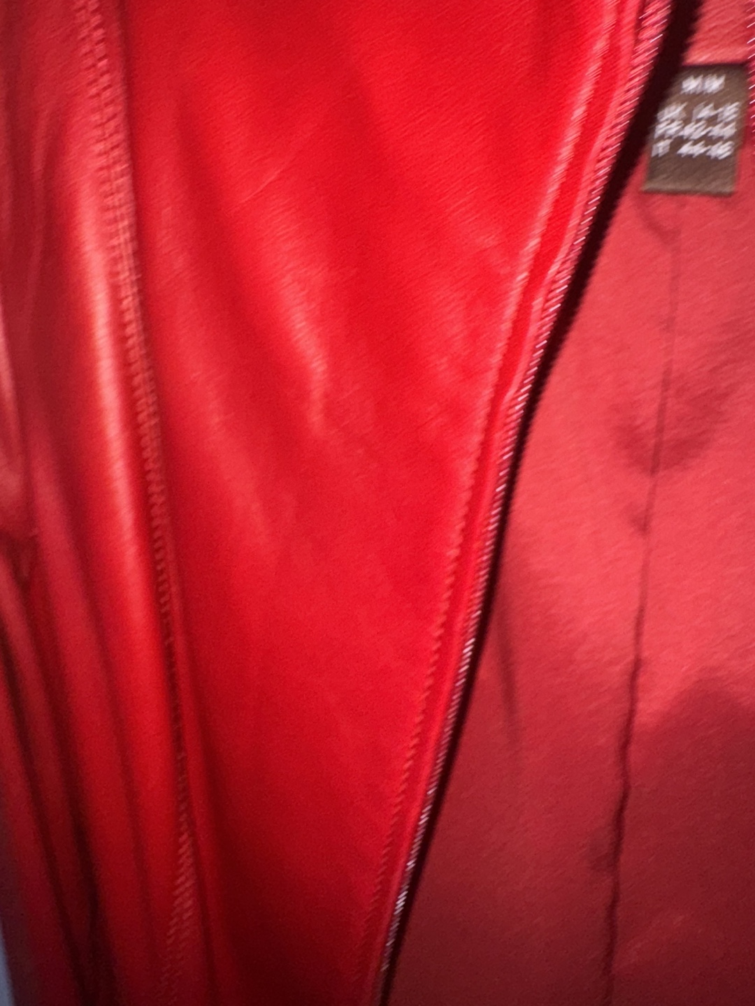 Women's Red Leather Jacket
