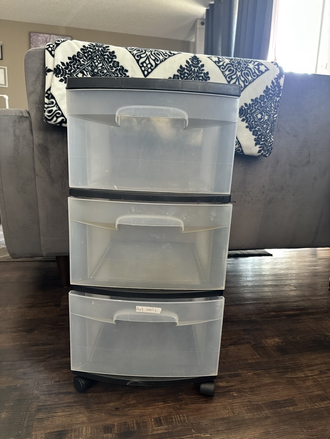 Three-Drawer Rolling Cart Organizer - photo 2