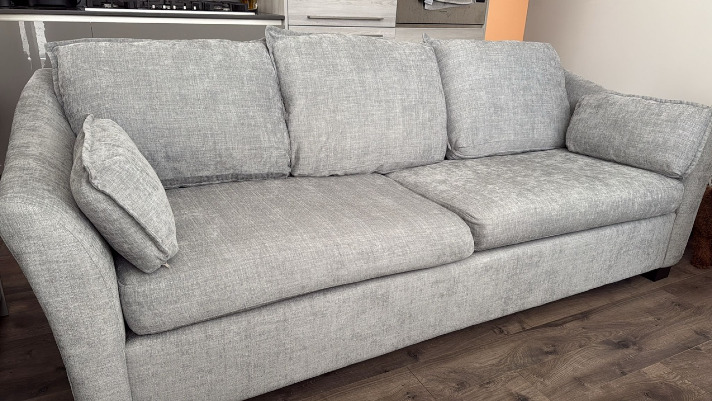 Grey Fabric Sofa excellent condition