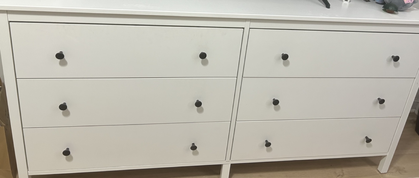 IKEA MALM 6-Drawer Dresser - White
