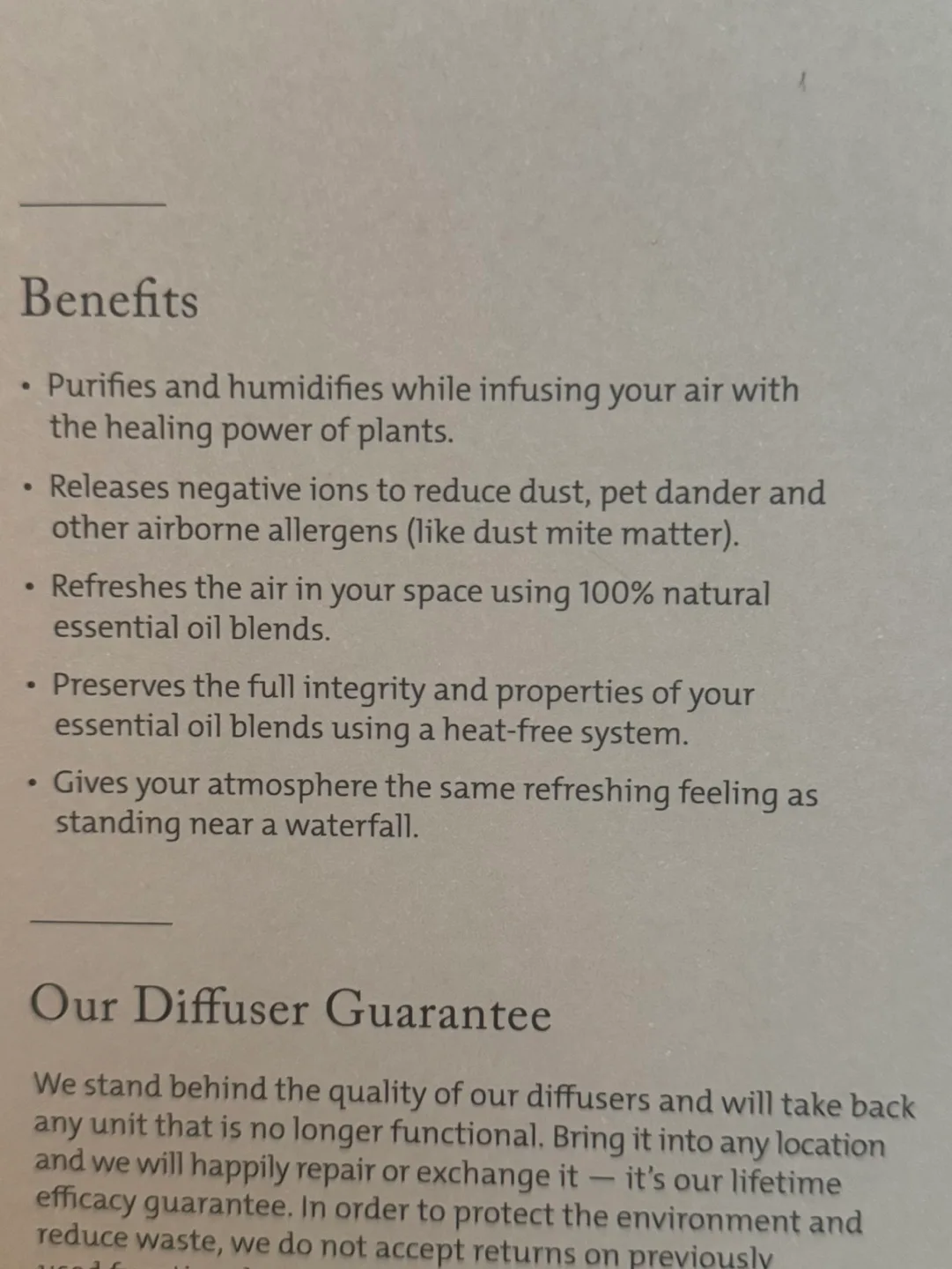 Saje Wellness Mini Diffuser image indicator(3)