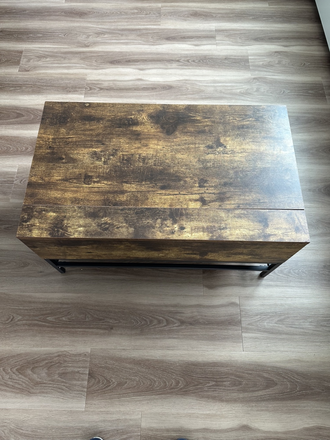 Lift-Top Coffee Table with Storage - photo 2
