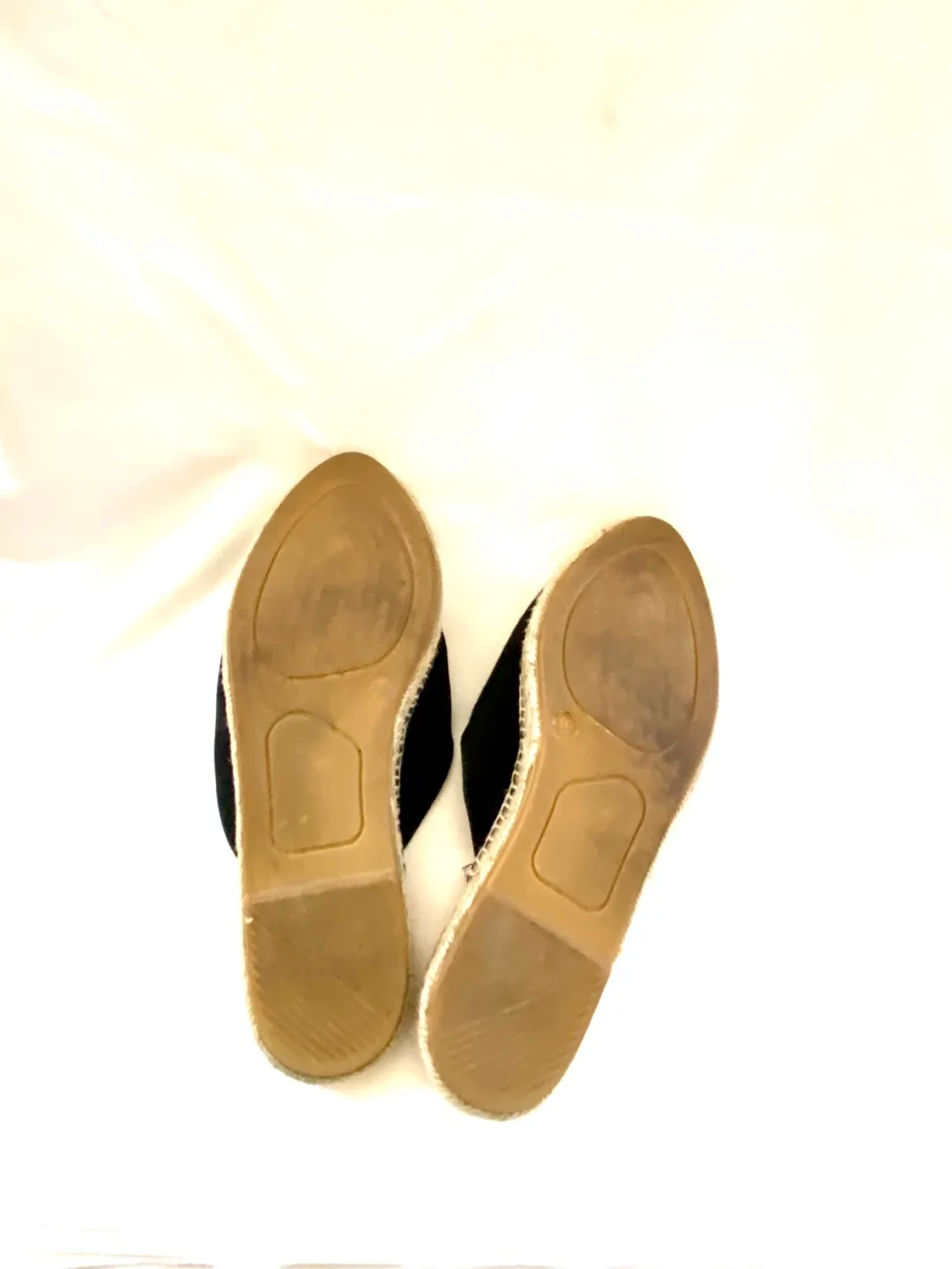 Pima2 Black Suede Espadrille Mules Slip On Black Sz 8 image indicator(5)